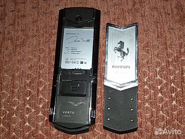 Кнопочный телефон Ferrari vertu s-000475 Кнопочный телефон Ferrari vertu s-000475