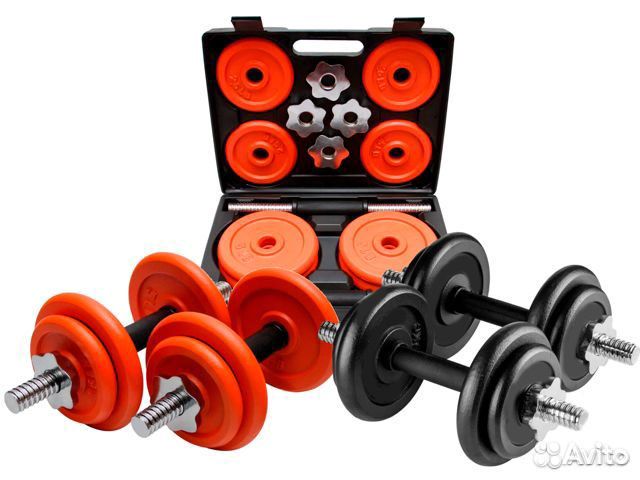 Набор гантелей, гантель, гантели 18 кг
