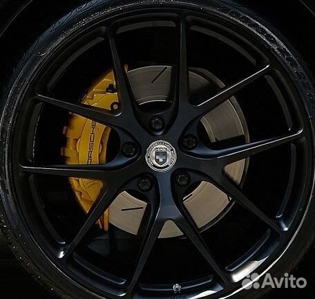 Реплика HRE P101 черный матовый R19 5-114.3