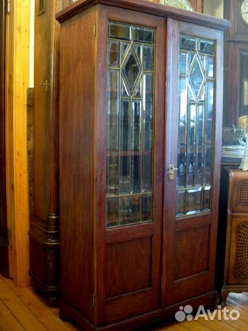 Шкаф книжный старинный, антикварный Шкаф книжный старинный, антикварный