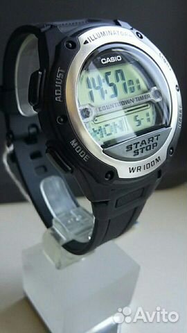 Часы Casio Illuminator W-756-1avdf новые