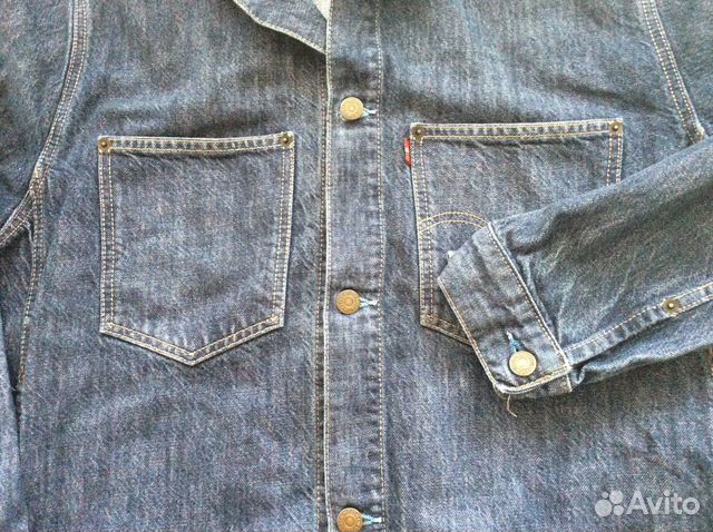 Levis Левис LVC Куртка Jacket 70511 Джинсовая L