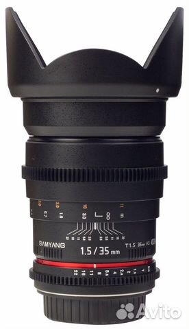 Samyang 35mm 1.5 vdslr Canon EF Первая версия Samyang 35mm 1.5 vdslr Canon EF Первая версия