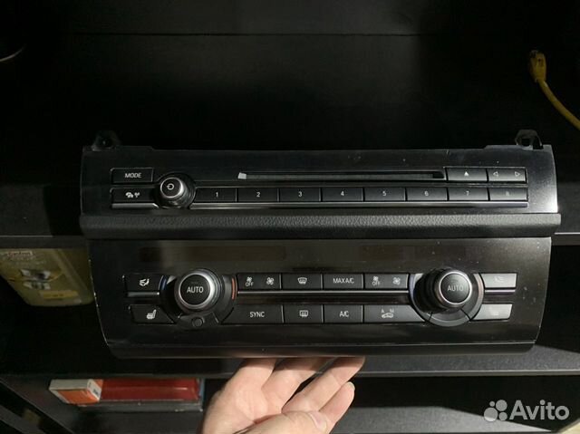 Панель управления климатом bmw f10.f11 рест Панель управления климатом bmw f10.f11 рест