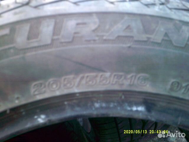 205х55х16 - 4 шины bridgestone turanza ER 300 лето