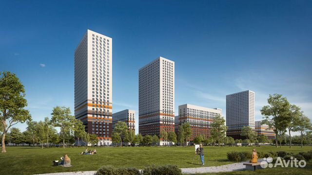 3-к квартира, 75.5 м², 32/33 эт.