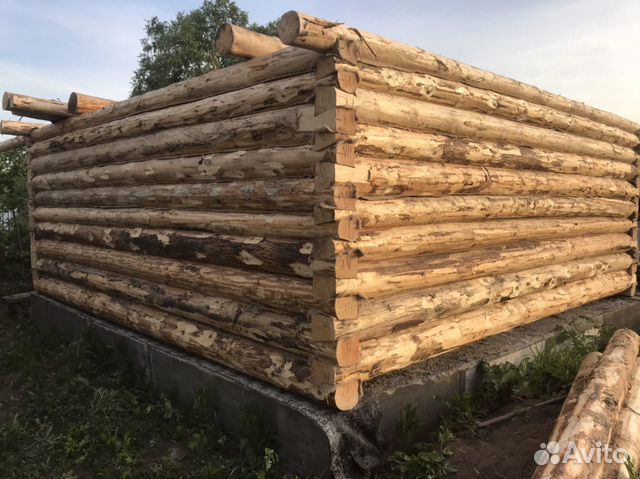 Сруб 6х6 вынос 2м