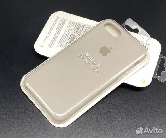 Оригинал iPhone 8 Чехол Силикон Stone Бежевый Se Оригинал iPhone 8 Чехол Силикон Stone Бежевый Se