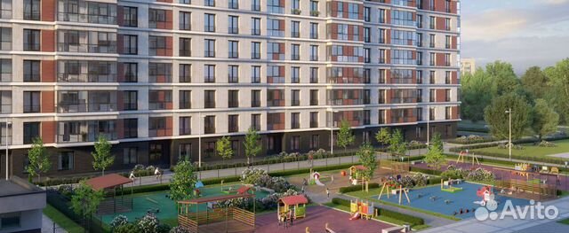 1-к квартира, 36.8 м², 6/8 эт.
