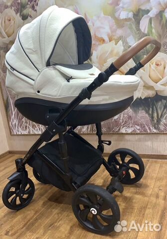 Коляска Tutis Mimi Style 2 в 1 жаккард молочный/ко Коляска Tutis Mimi Style 2 в 1 жаккард молочный/ко