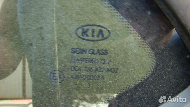 Стекло кузовное глухое заднее левое Kia Ceed 2 (A Стекло кузовное глухое заднее левое Kia Ceed 2 (A