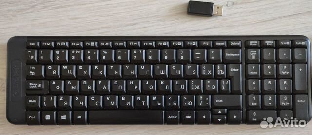 Беспроводная мышь и клавиатура Logitech