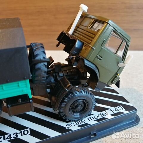 Модель Камаз-4310 грузовой тент (Элекон) 1/43
