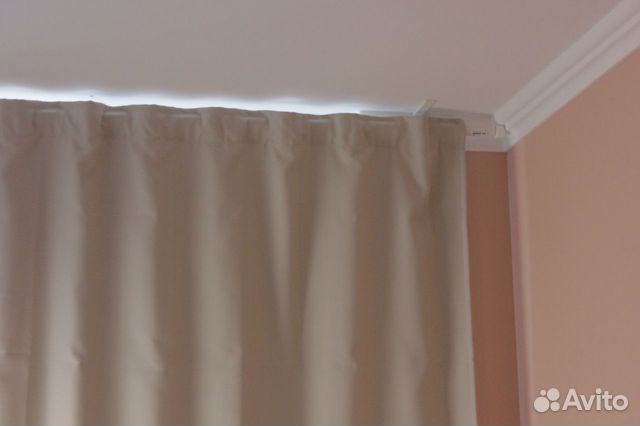 Карниз двойной белый/ гардинный Карниз двойной белый/ гардинный