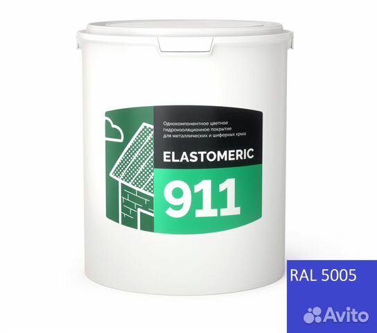Elastomeric 911 кровельная мастика (6 кг) Elastomeric 911 кровельная мастика (6 кг)