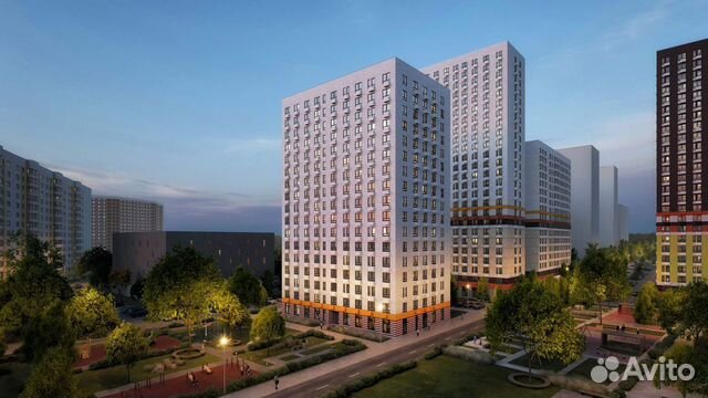 2-к квартира, 54.4 м², 10/17 эт.