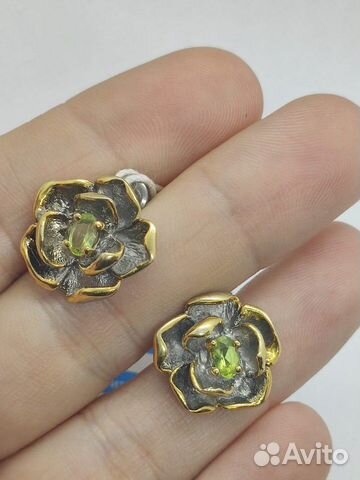 Серебряные серьги