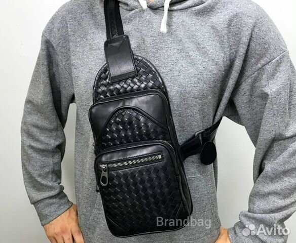 Мужская сумка-слинг Bottega Veneta Мужская сумка-слинг Bottega Veneta