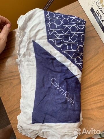 Шарф Calvin Klein из хлопка (новый)