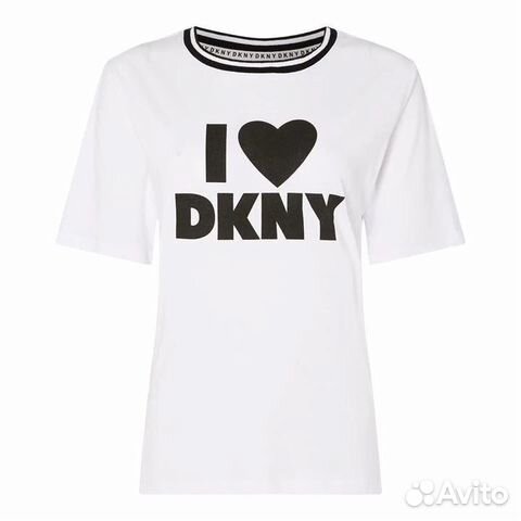 Футболка dkny белая новая оригинал Футболка dkny белая новая оригинал