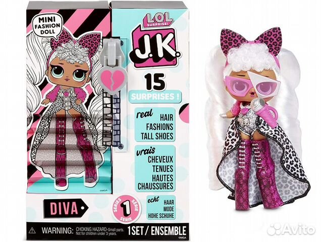 Кукла LOL OMG J.K. Diva mini Лол омг Дива JK