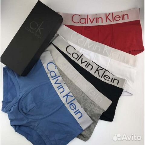 Трусы боксеры Calvin Klein Steel. Набор 5 шт