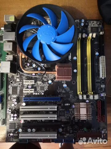 Материнская плата + Q6660 + DeepCool
