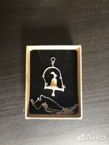 Подвеска «Зайчик на качелях» Подвеска «Зайчик на качелях»