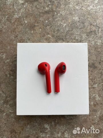 Airpods красные оригинал полный комплект Airpods красные оригинал полный комплект