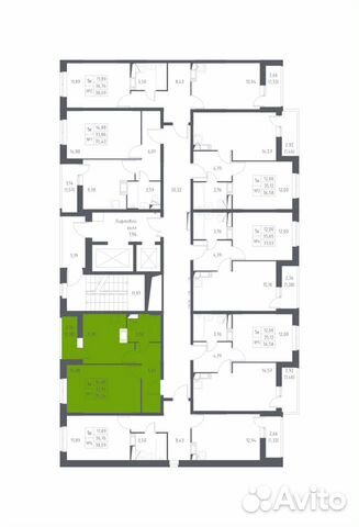 1-к квартира, 35.2 м², 11/17 эт. 1-к квартира, 35.2 м², 11/17 эт.