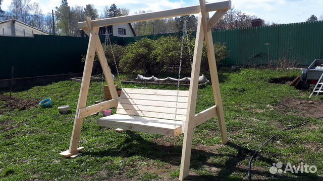 Качеля садовая