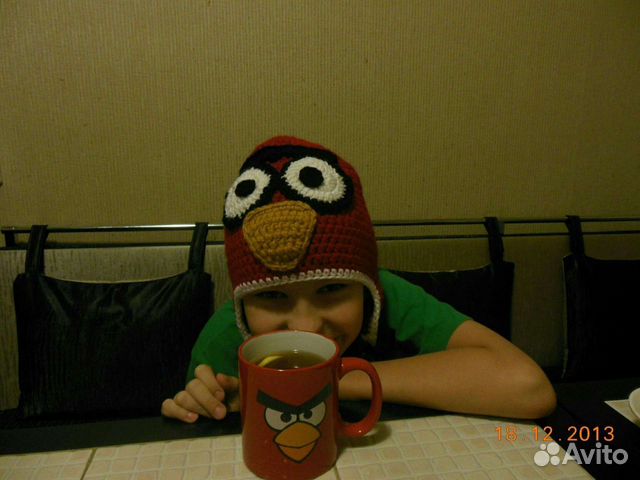 Шапка Angry birds