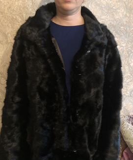 Шуба норковая поперечная рубашка