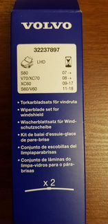 Щетки ветрового стекла Вольво S60