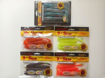 Силикон Lucky Jonh новый, 5 пачек (4.5-5.2