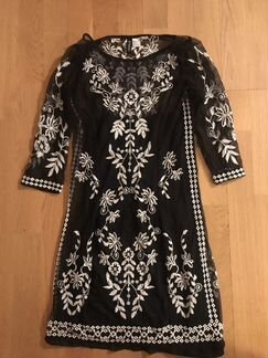 Платье чёрное вечернее h &m