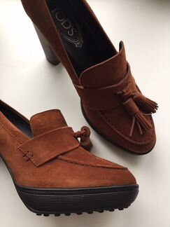 Туфли-лоферы на каблуке Tod’s, 38