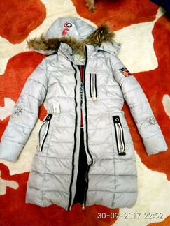 Пуховик для девочки 9-11 лет