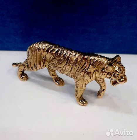 Сувенир Тигр. Латунь