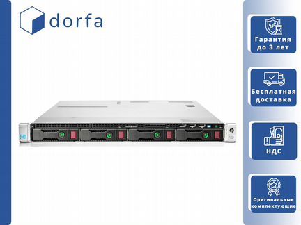 HP DL360p Gen8 4х LFF 2x Xeon E5-2650v2/768GB RAM
