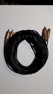 Аудиошнур 2х2 RCA, 1.5/2/3/5/10метров