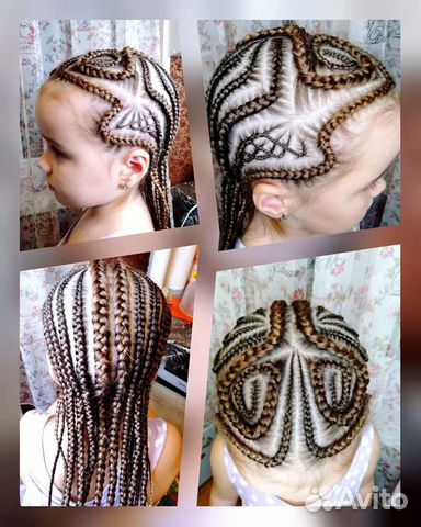 Модель на косы, разные виды кос