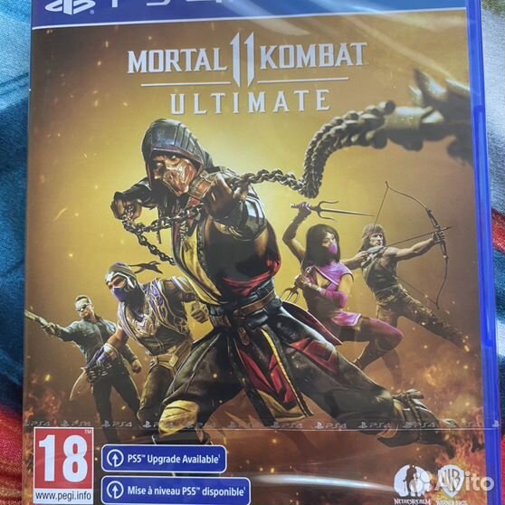 Диск mortal kombat ps5