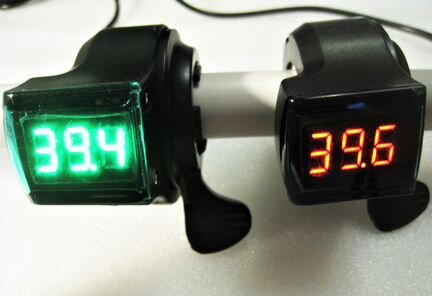 Курок газа С вольтметром