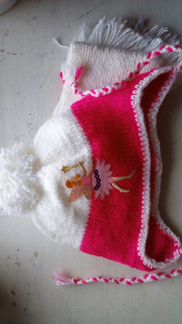 Шапка для девочек ручной работы