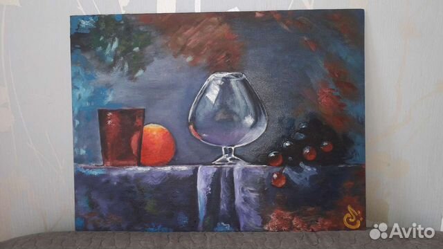 Картина масло холст натюрморт