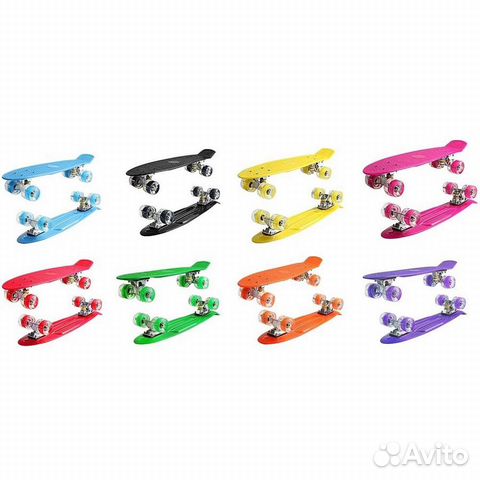 Пениборд 56см, PU колеса, свет