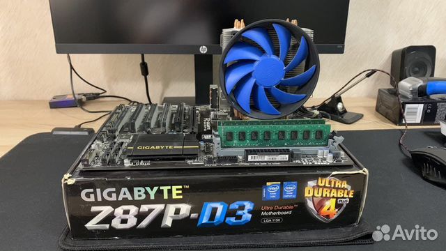 Комплект Intel Cor i5 4570 +материнская пл +память