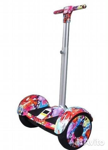 Гироскутер с ручкой smart balance А8 роза