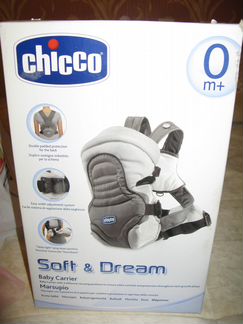Переноска кенгуру эрго рюкзак Chicco Soft Dream